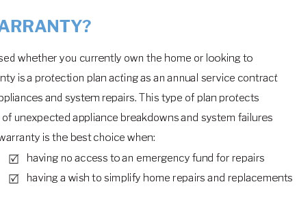 who pays for home warranty in california